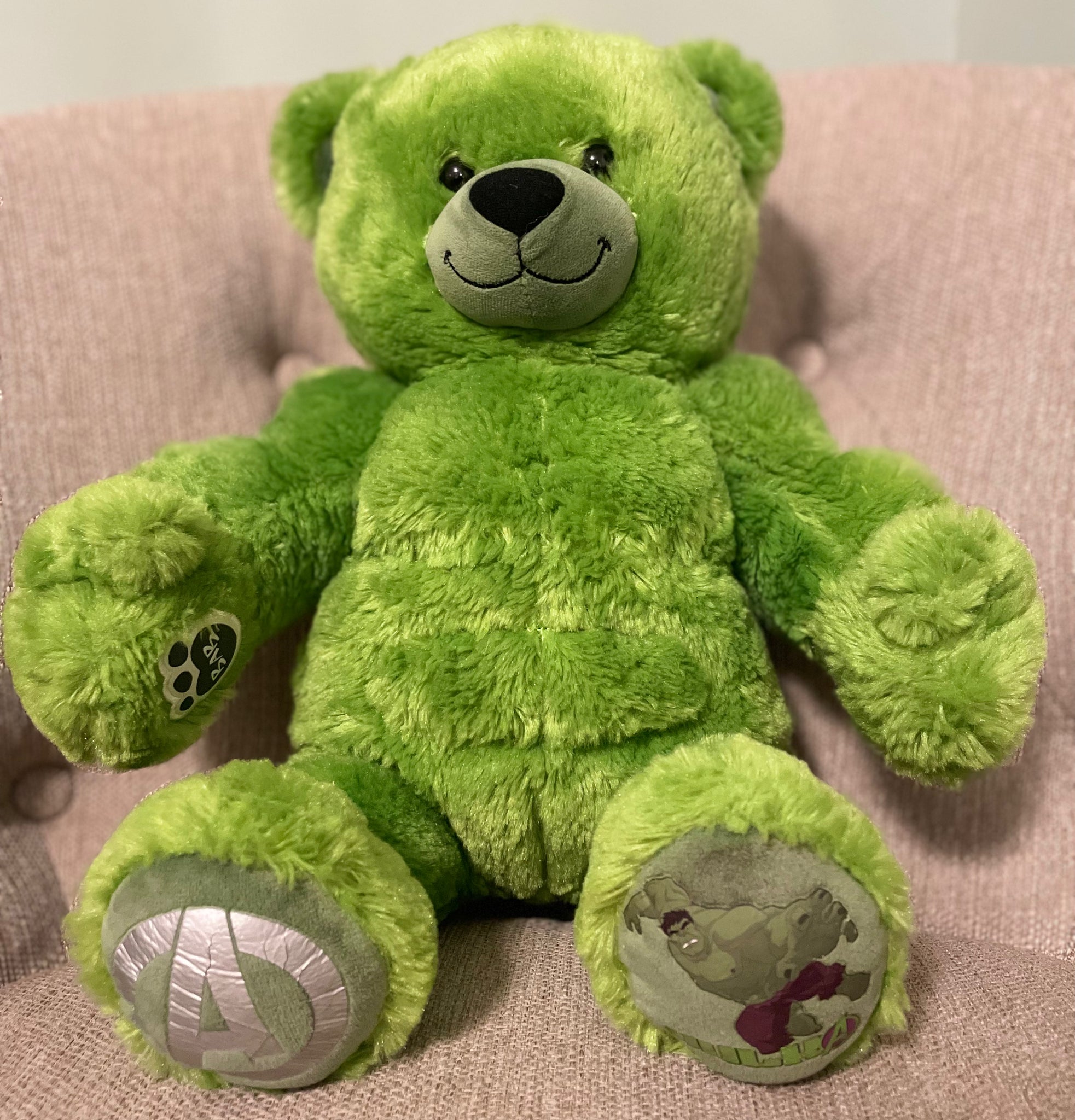 Green Hero Bear